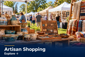 Explore Artisan Shopping at Hometown Festival
